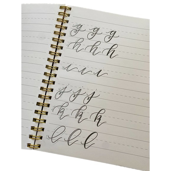 New Pretty simple Lettering Calligraphy Hand Lettering For Beginner + 3 Pens LOT - Picture 5 of 6